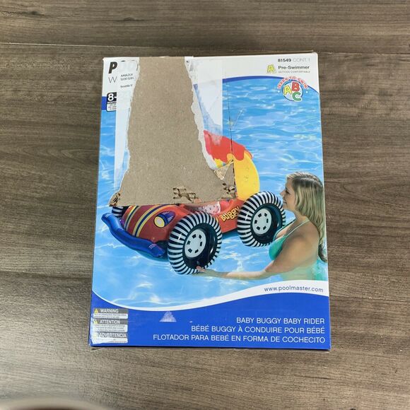 Poolmaster Learn-to-Swim Swimming Pool Float Baby Rider with (Baby Buggy) - Picture 7 of 8